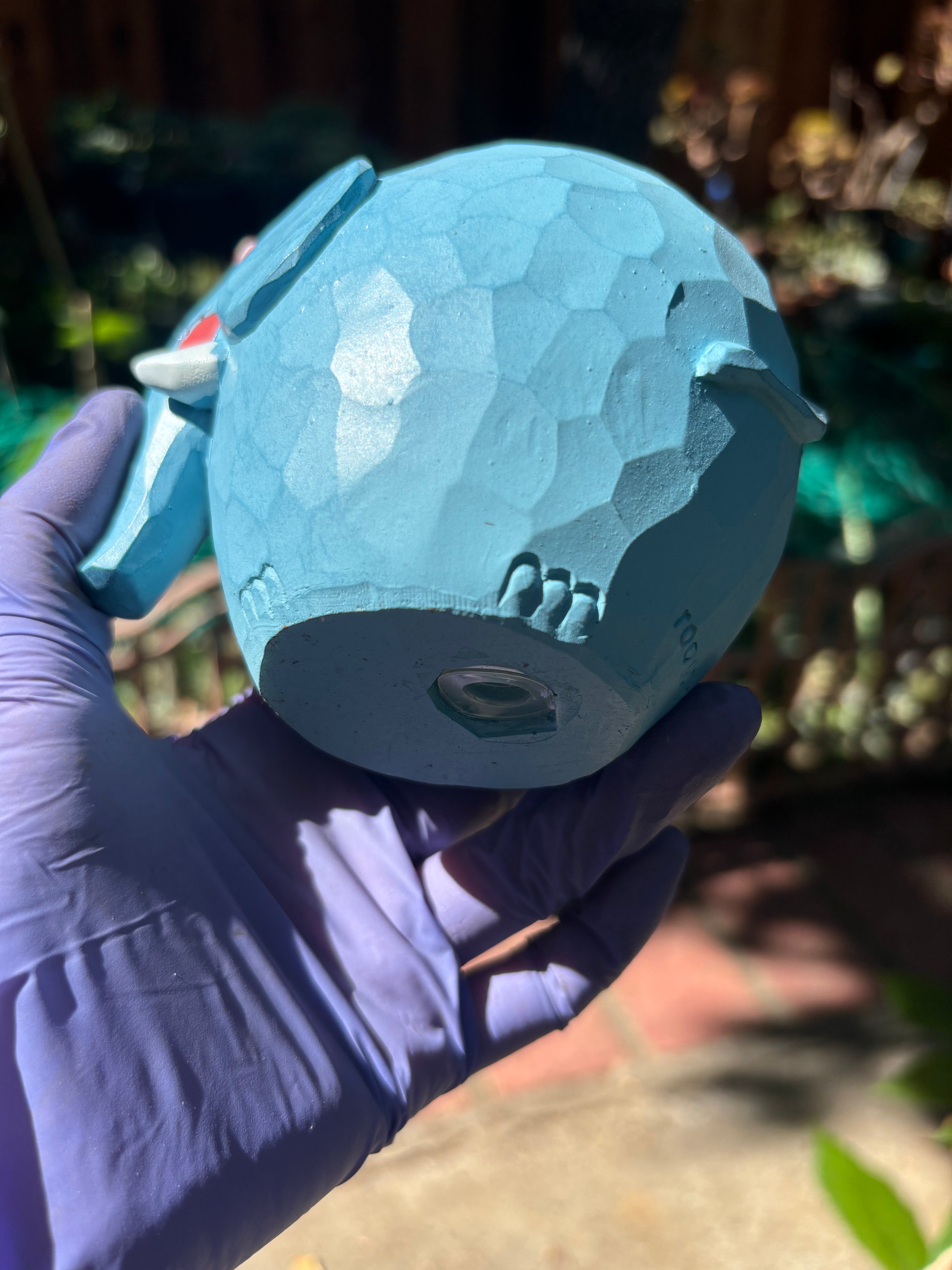 Cartoon Blue Elephant Succulent Planter