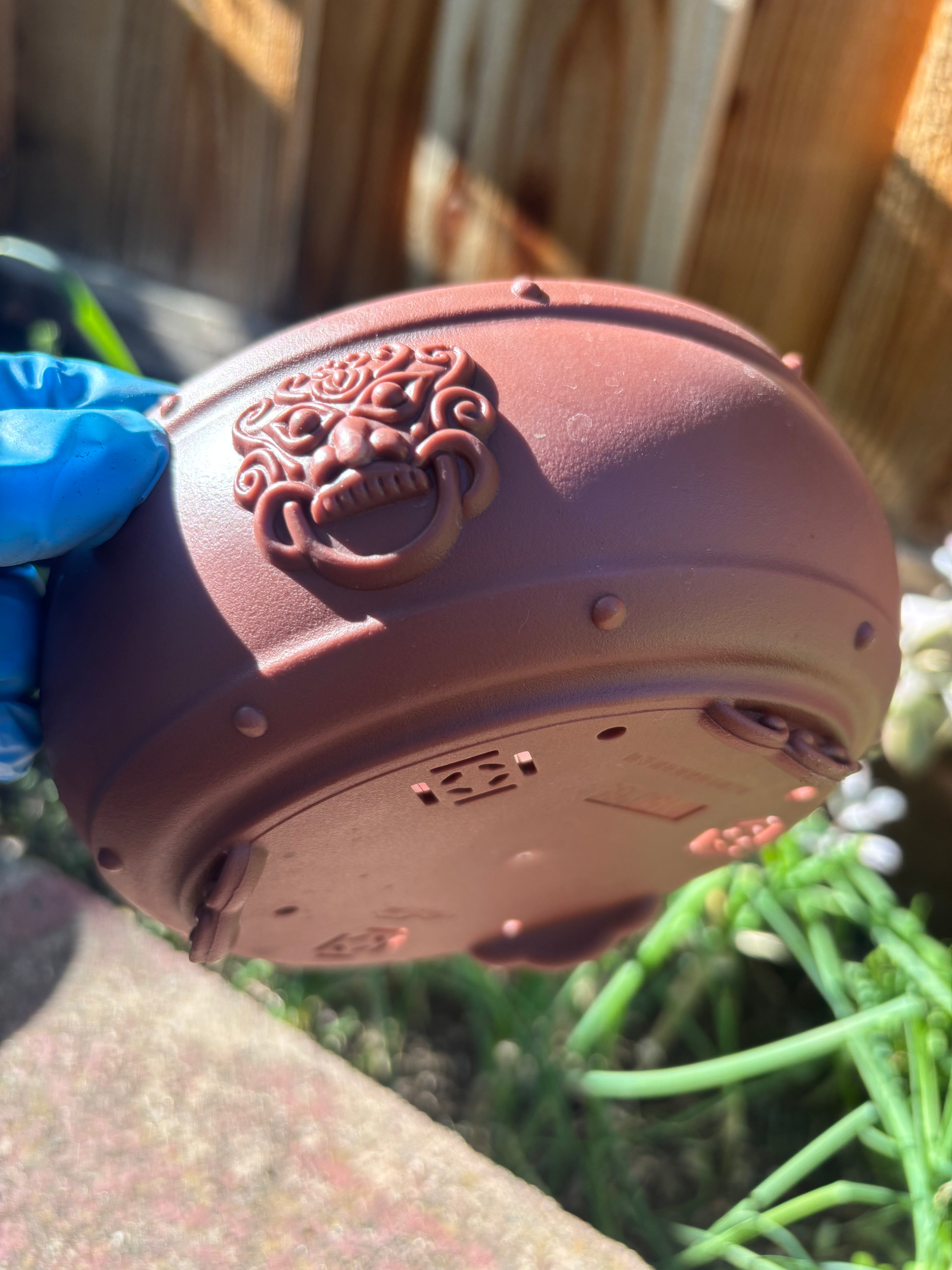 Vintage Bowl Resin Planter