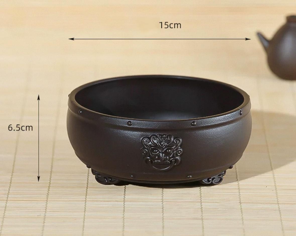 Vintage Bowl Resin Planter