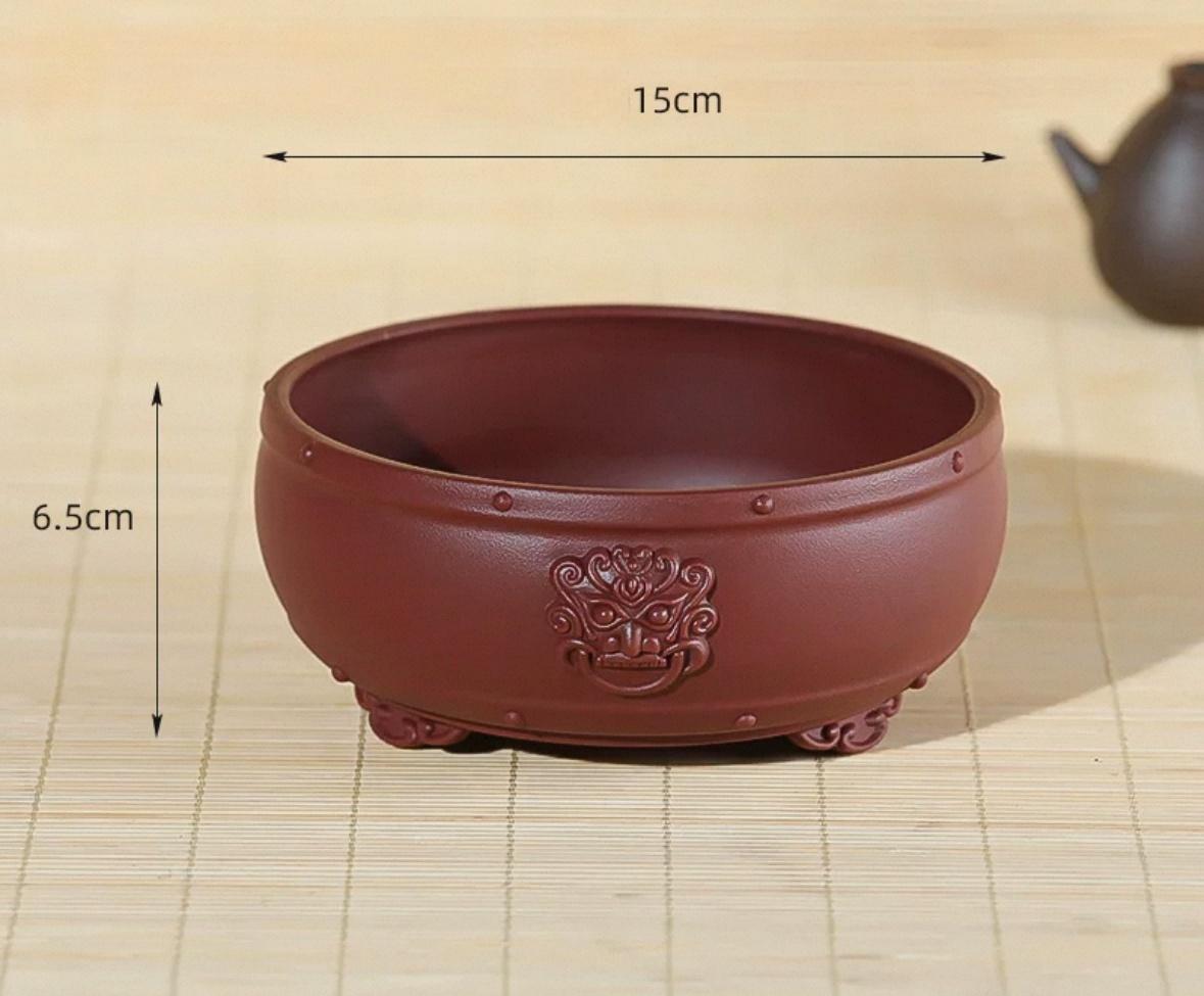 Vintage Bowl Resin Planter