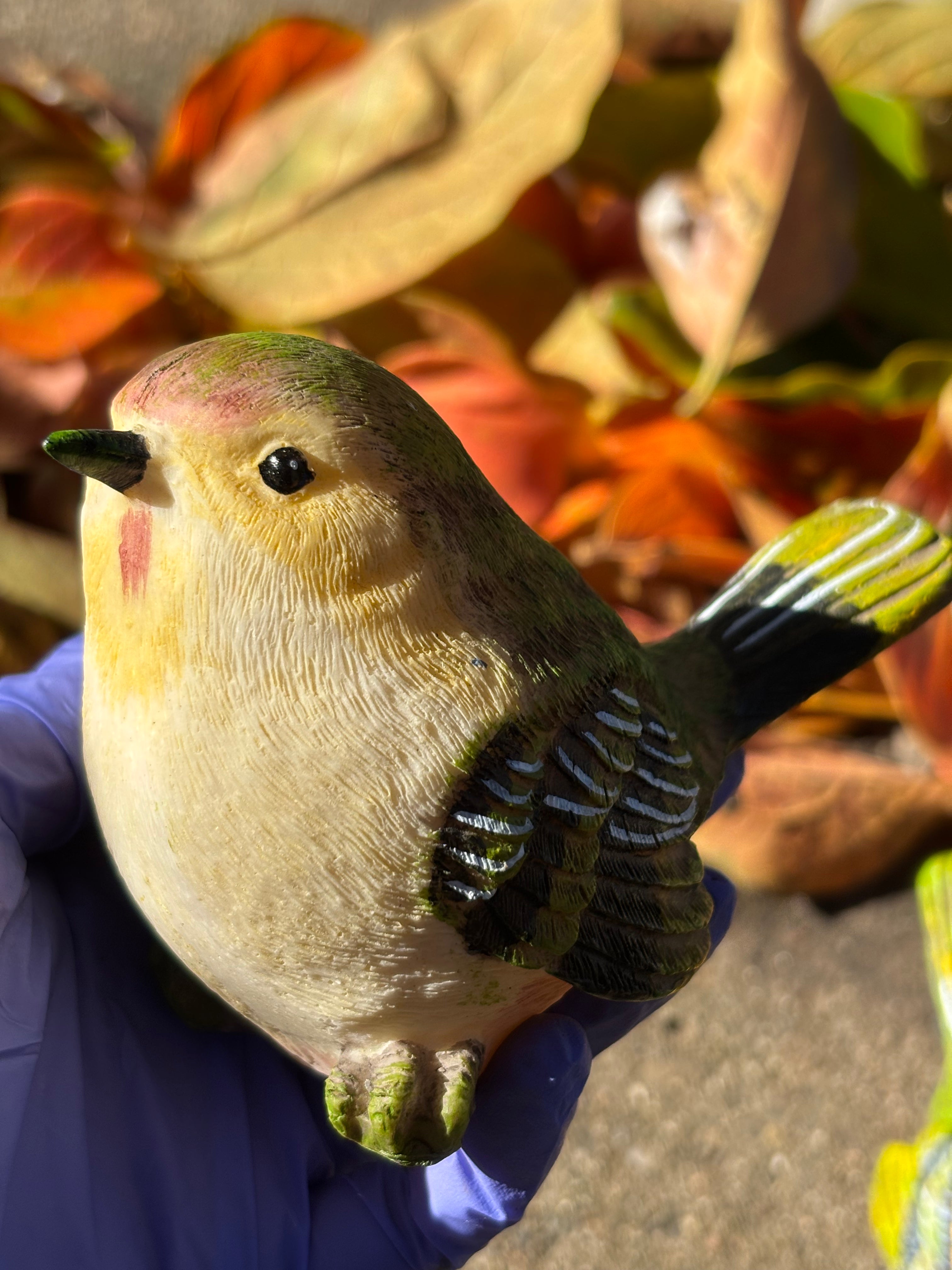 Cute Garden-Style Realistic Bird Figurine Set-1 (2 Pieces)