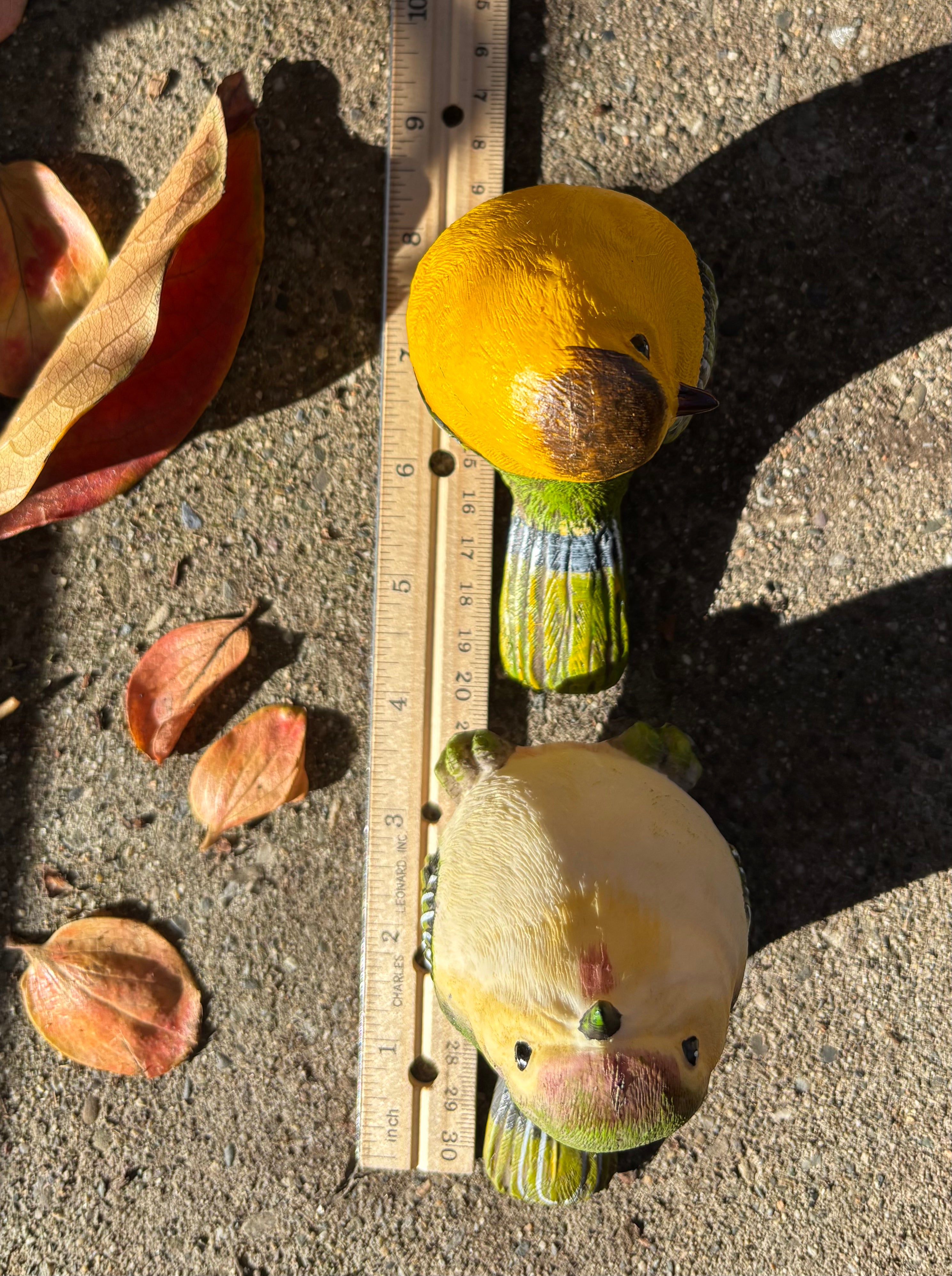 Cute Garden-Style Realistic Bird Figurine Set-1 (2 Pieces)