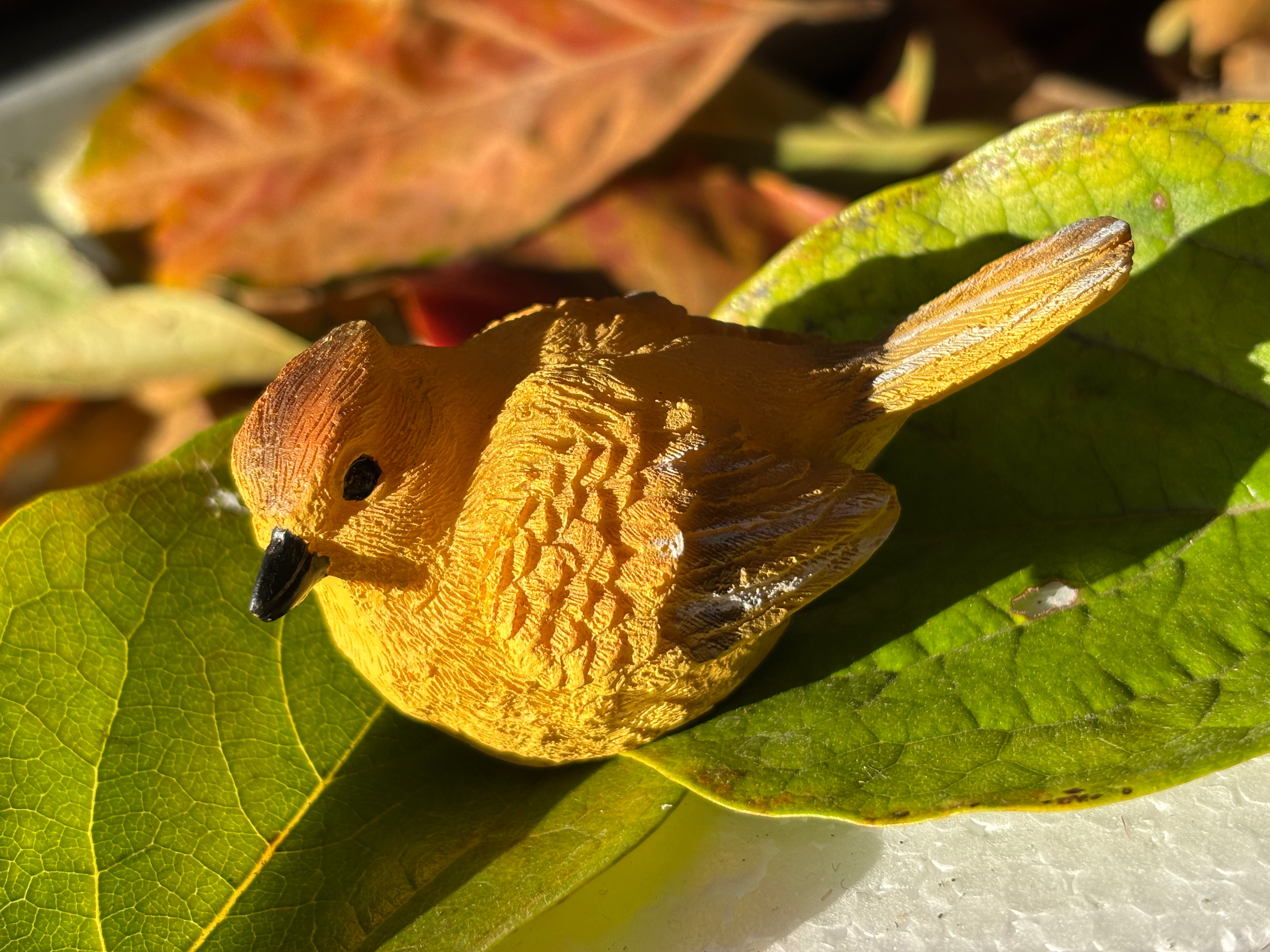 Garden-Style Realistic Bird Figurine Set-3 (3 Pieces)